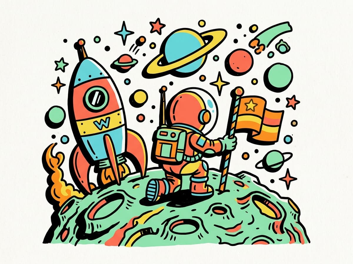 Space Cadet [Name] — Mission: Moon cover art